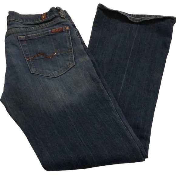 7FAM Bootcut jeans, medium wash, size 29 - Picture 1 of 7